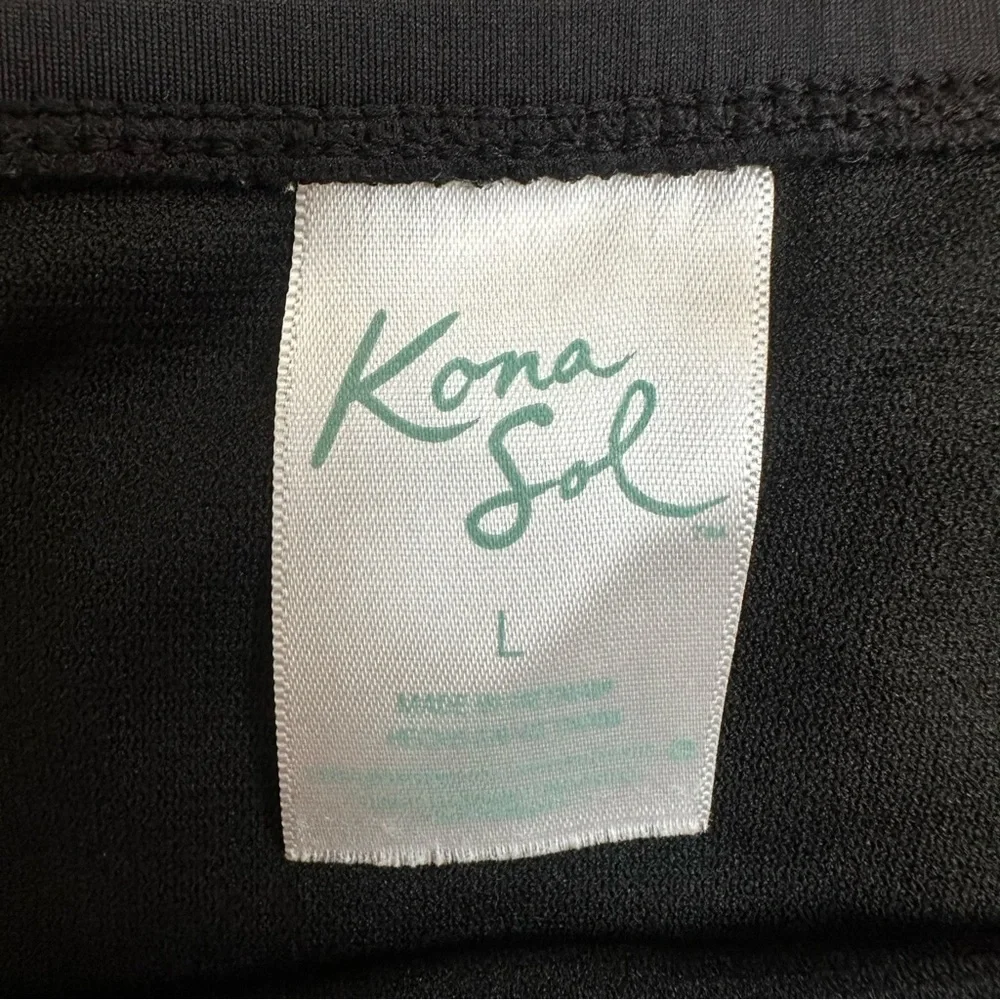 Kona Sol Black Swimsuit Bottoms